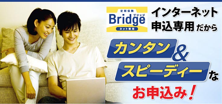 オリックス生命の定期保険Bridge [ブリッジ]ネット専用【ネット加入】