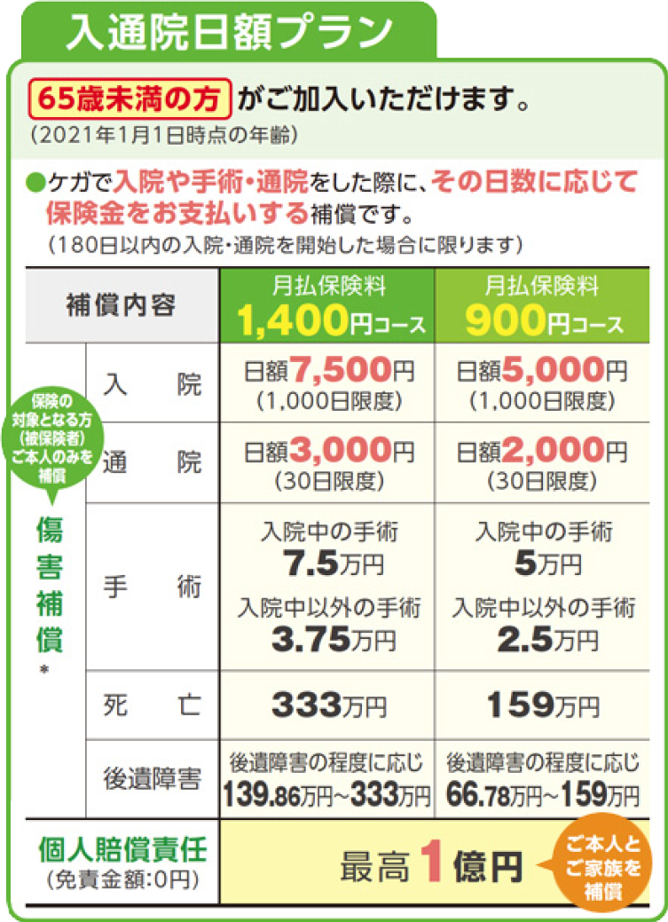入通院日額プラン